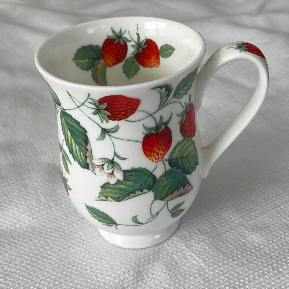 Roy Kirkham Alpine Strawberry Fine Bone China Mug